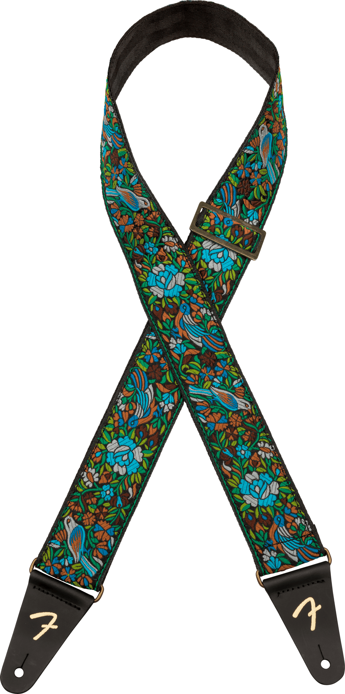 Fender 0990638098 Mosaic Jacquard Gitaarband Groen