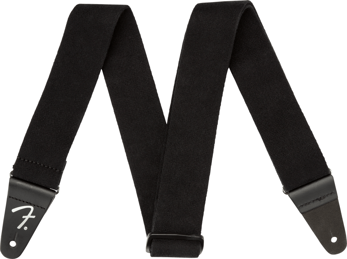 Fender 0990642006 Supersoft Gitaarband 2 inch Zwart