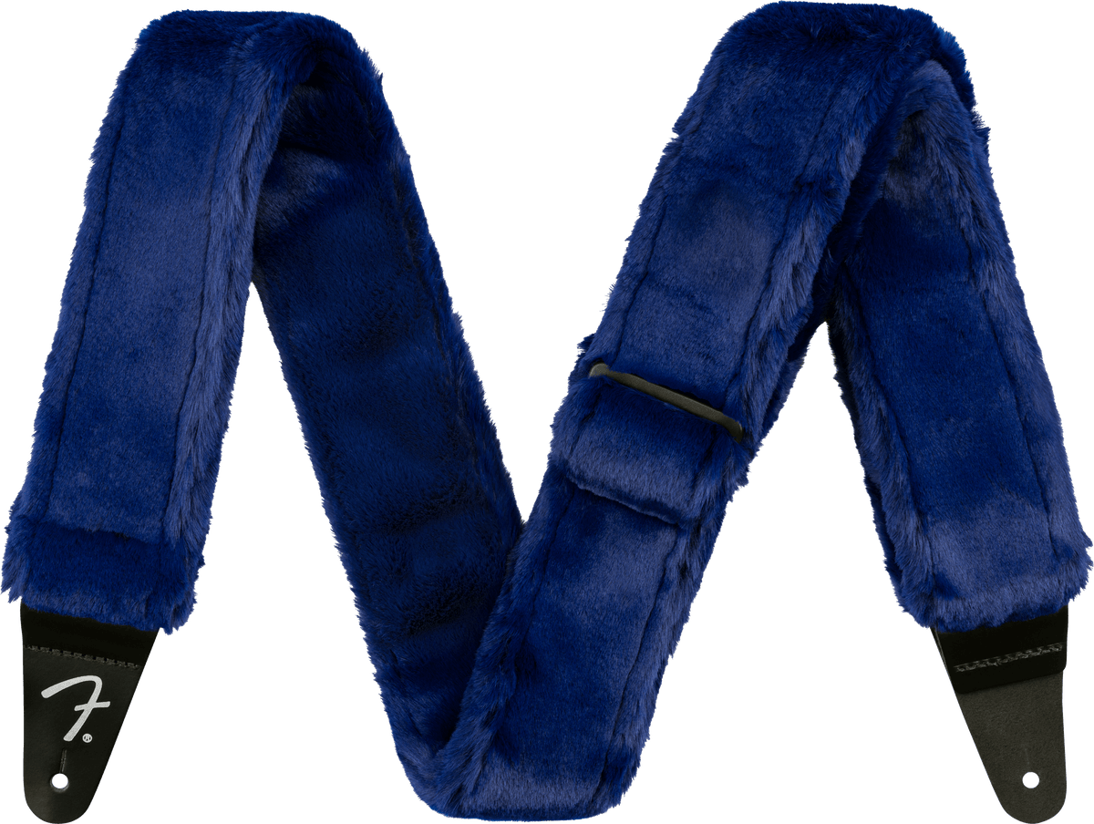 Fender 0990642027 Poodle Pluche Gitaarband Blauw