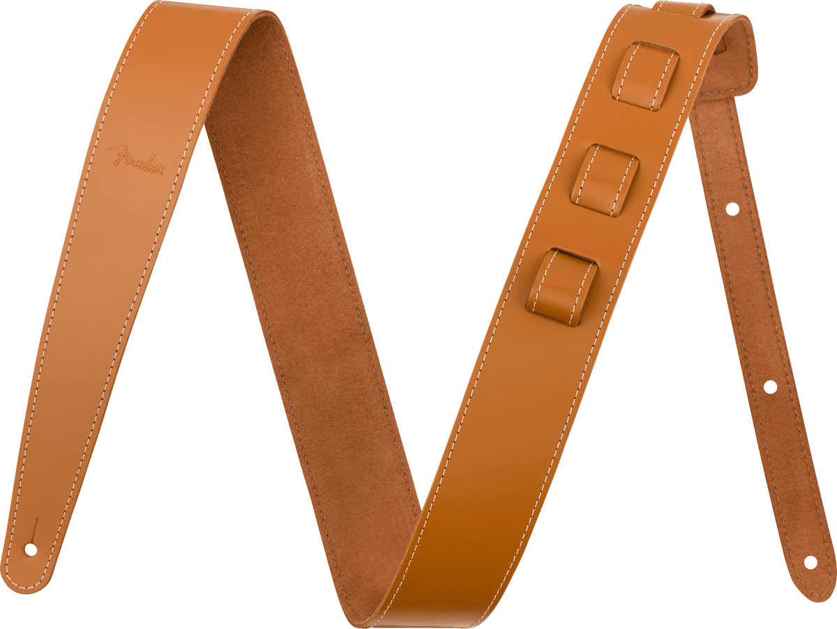 Fender 0990642120 Essentials 2 inch Leer Gitaarband Tan