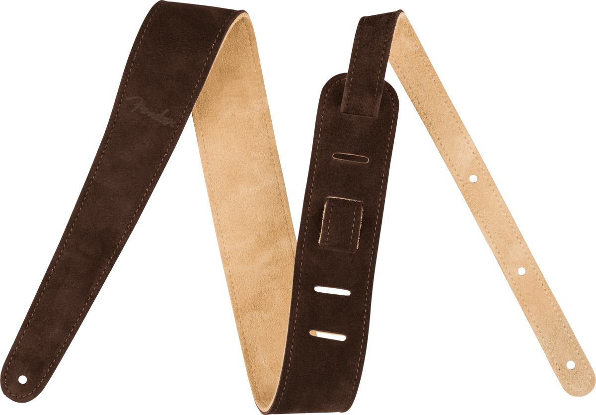 Fender 0990691021 Gitaarband 2 inch Suède Omkeerbaar Bruin/Tan