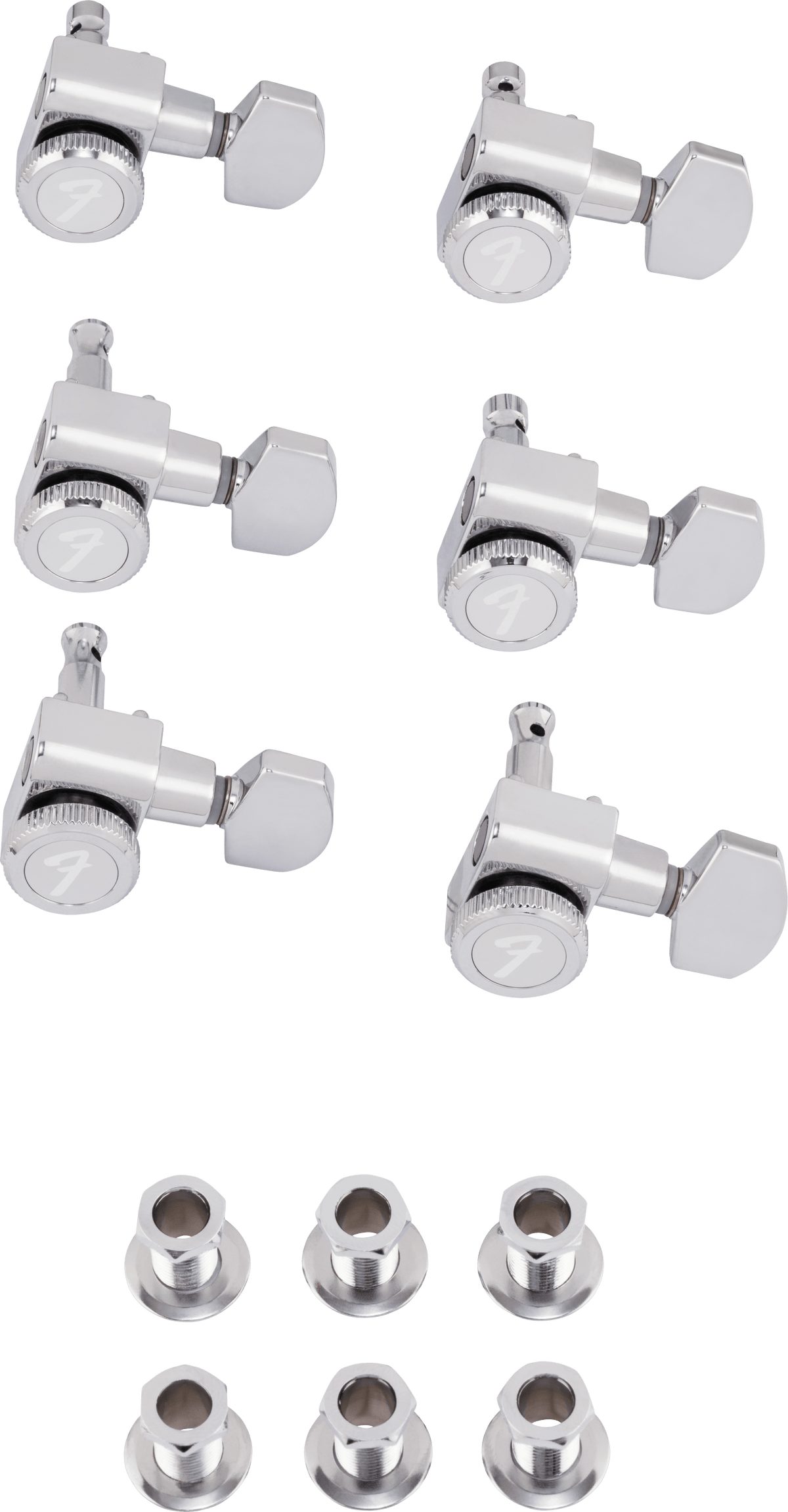 Fender 0990818100 Schaller Locking Stratocaster/Telecaster Stemmechanieken Chroom Set van 6
