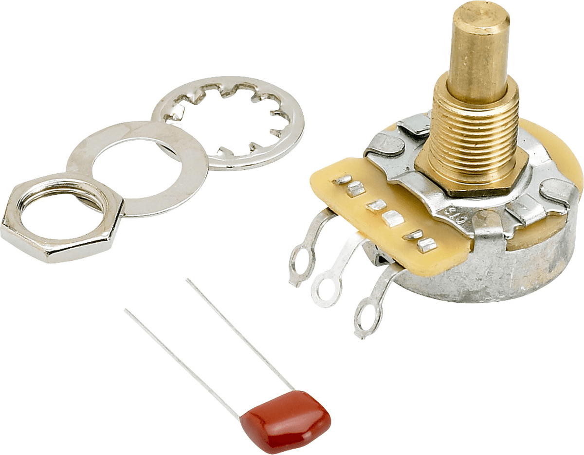 Fender 0990835000 500 kΩ Potentiometer Massieve As met 0,022 µF Condensator