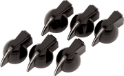 Fender 0990935000 Pure Vintage Chicken Head versterkerknoppen zwart set van 6