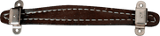 Fender 0990945000 Pure Vintage gestikte leren versterkerhandgreep bruin 2-schroefs