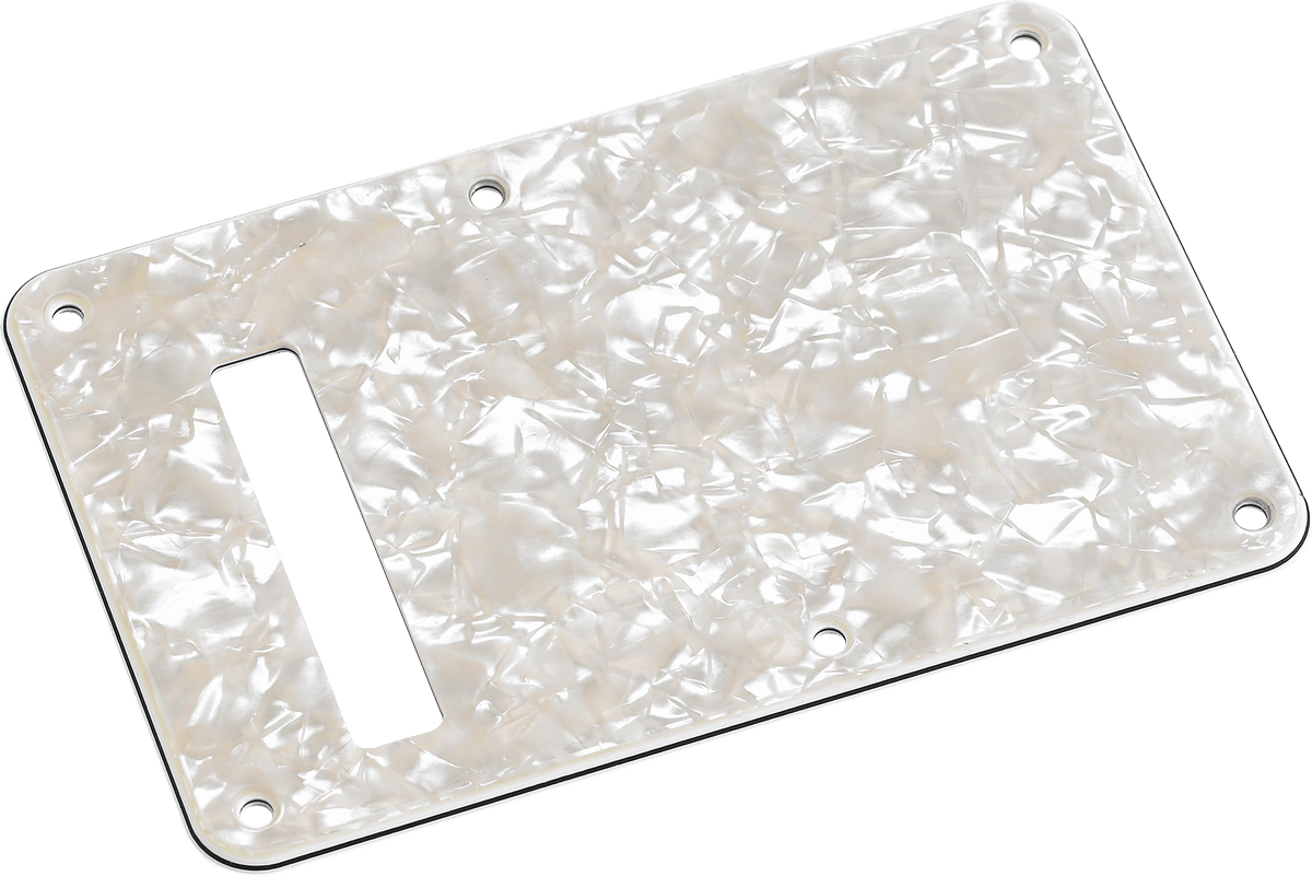 Fender 0991323000 Stratocaster Tremolo-Rugplaat Wit Parelmoer 4-Laags