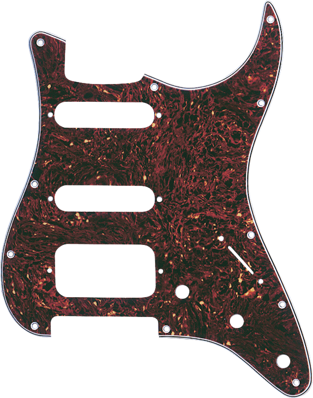 Fender 0991337000 Standard Stratocaster HSS Slagplaat Schildpad 11-Gaats 4-Laags