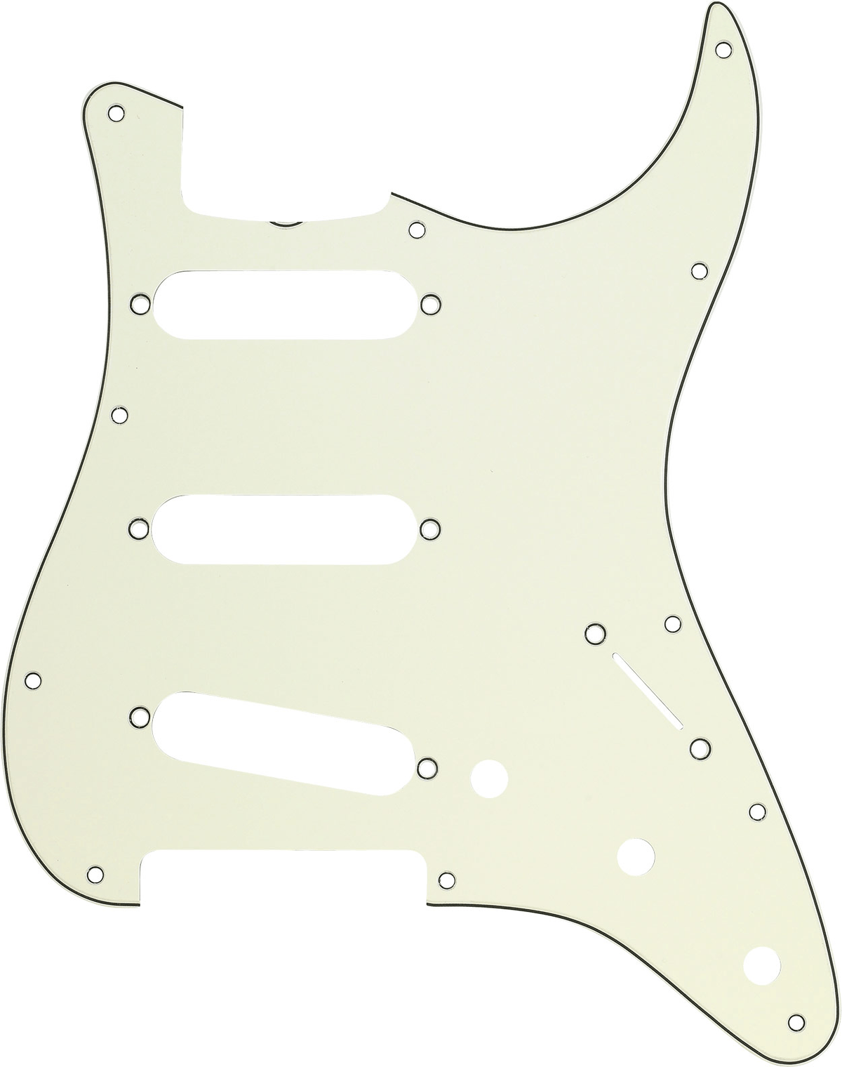 Fender 0991343000 '62 Vintage Stratocaster SSS Slagplaat Mintgroen 11-Gaats 3-Laags