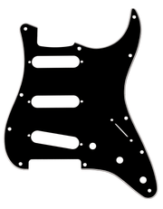Fender 0991359000 Stratocaster SSS Slagplaat Zwart 11-Gaats 3-Laags