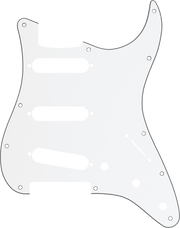 Fender 0991360000 Stratocaster SSS Slagplaat Wit 11-Gaats 3-Laags