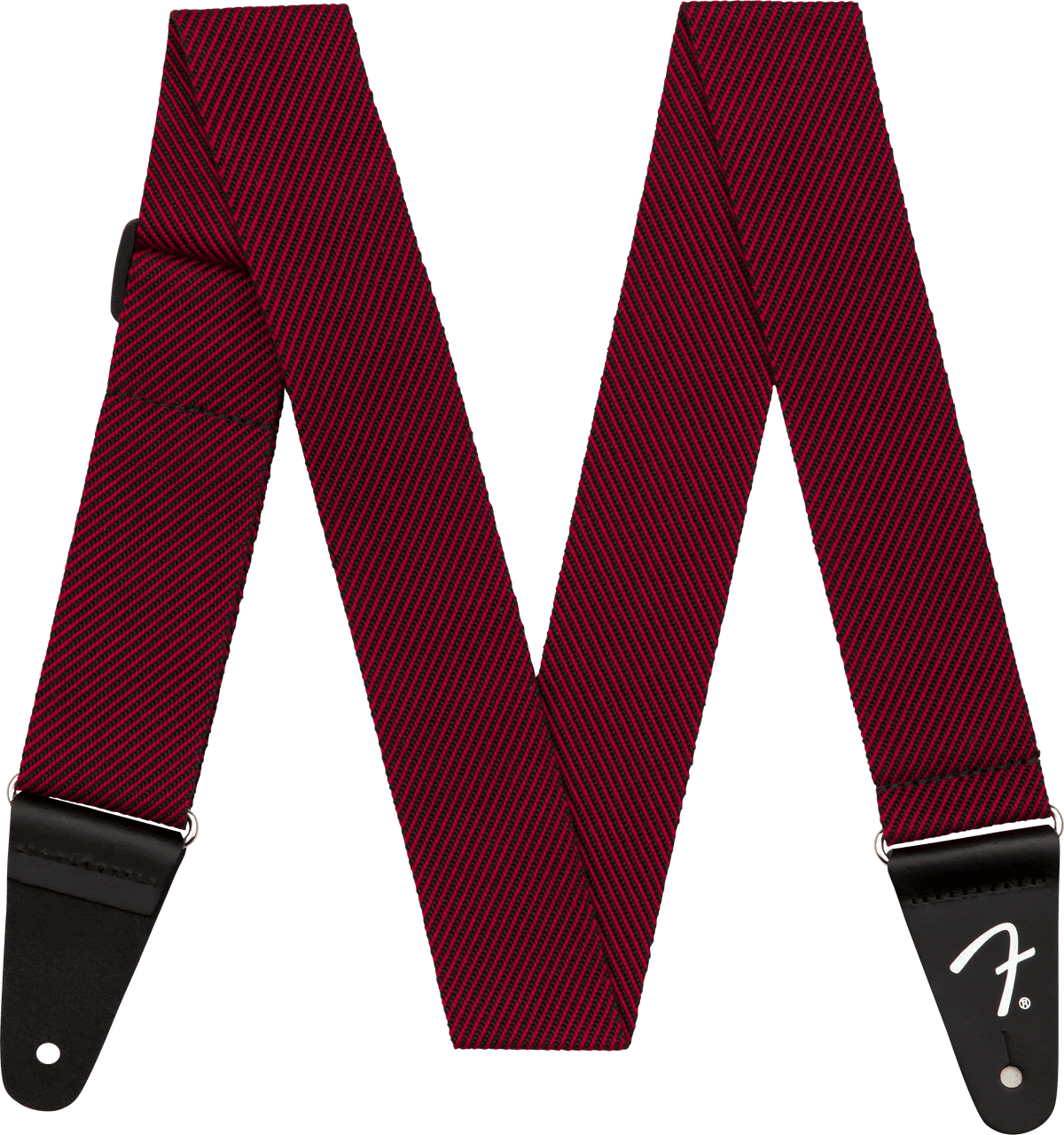 Fender 0991445406 Gitaarband 5 cm Breed Zwart/Rood