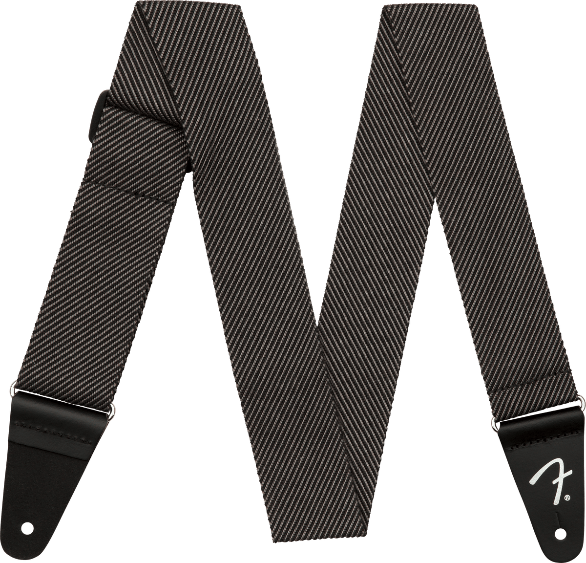 Fender 0991447406 Gitaarband 5 cm Breed Grijs/Zwart