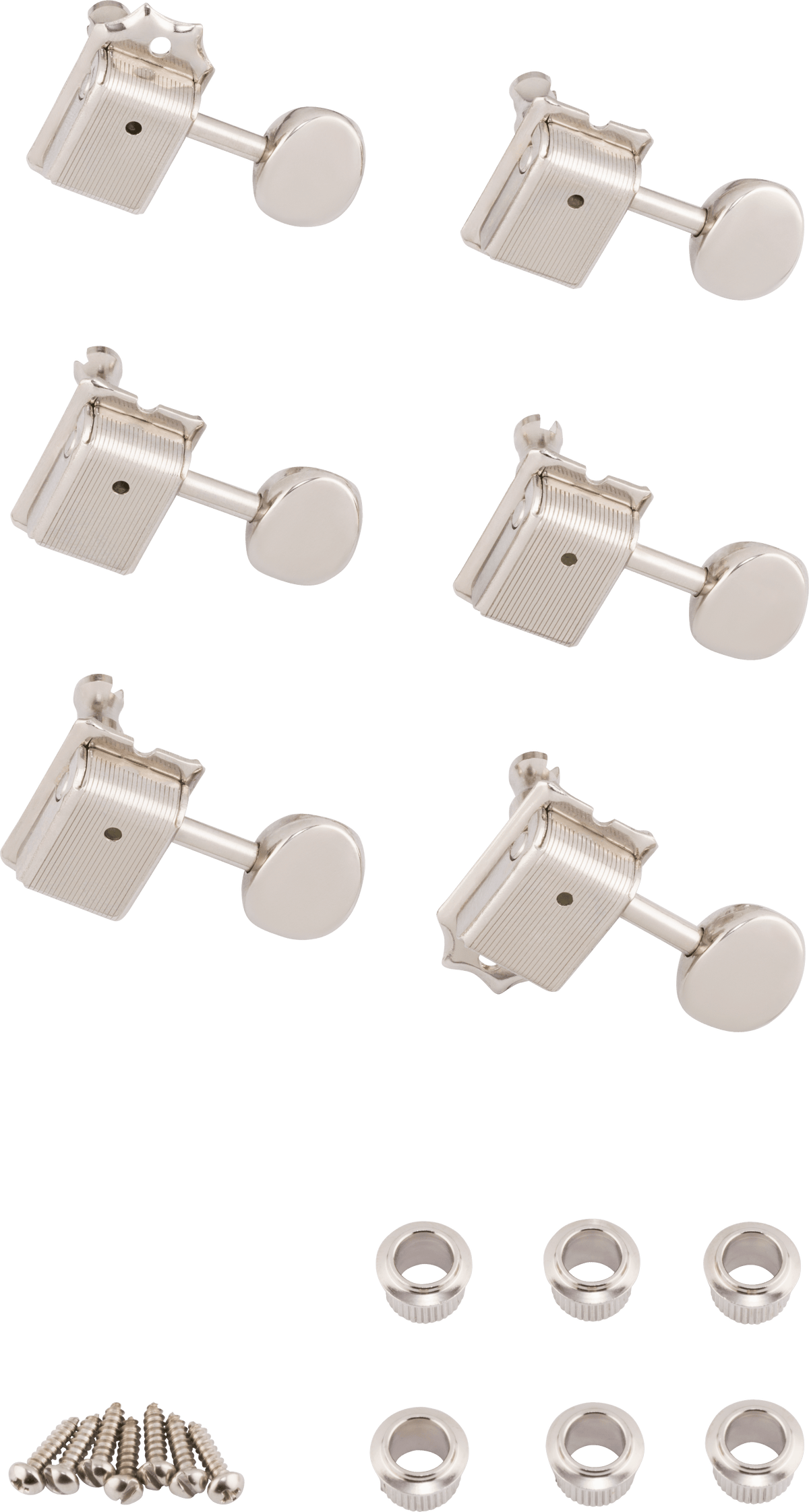 Fender 0992040000 Vintage-Style Stratocaster/Telecaster Stemmechanieken Nikkel Set van 6