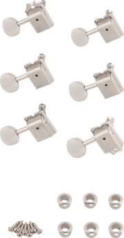 Fender 0992040002 Vintage-Style Stratocaster/Telecaster Stemmechanieken Linkshandig Nikkel Set van 6