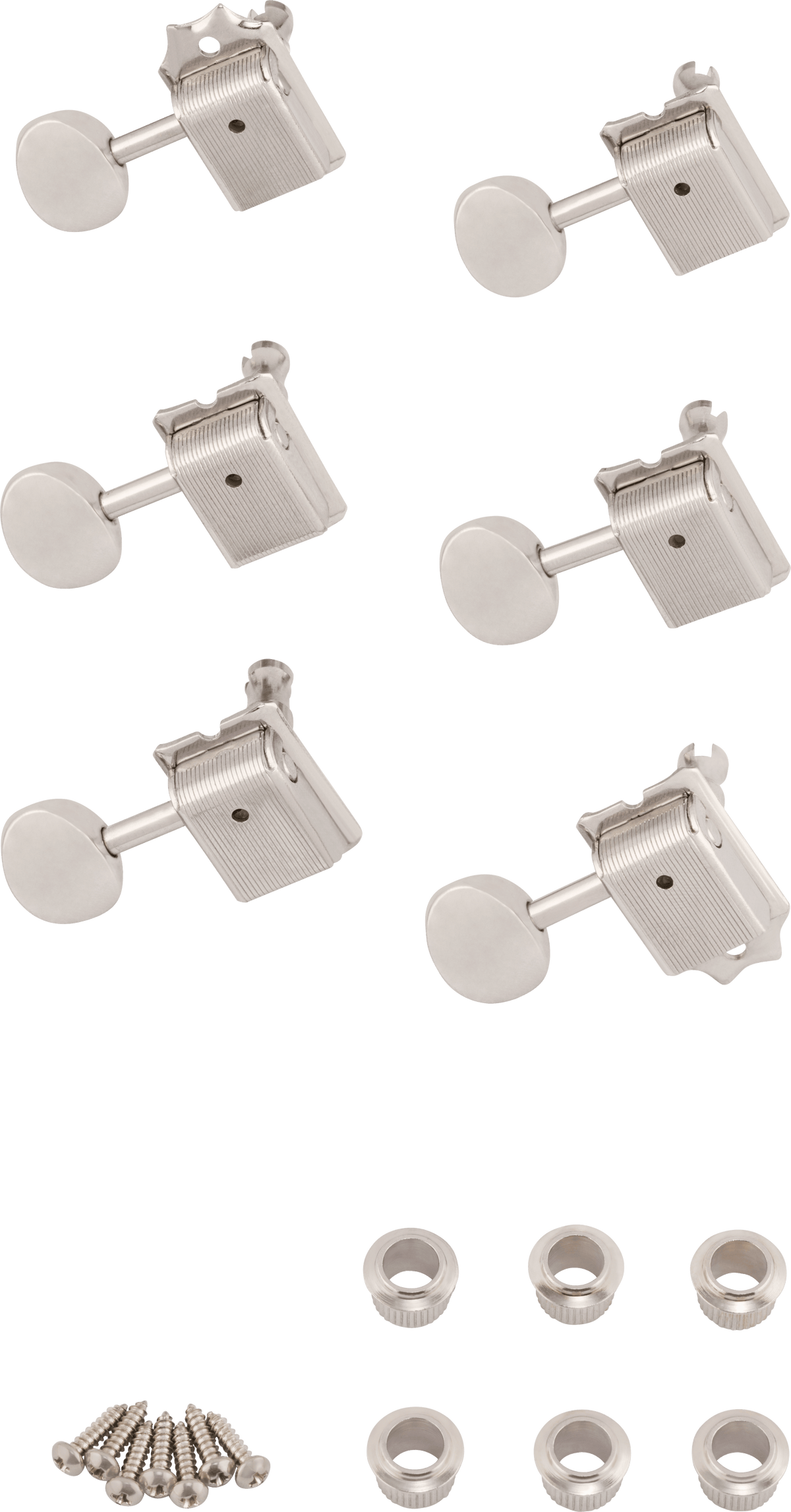 Fender 0992040002 Vintage-Style Stratocaster/Telecaster Stemmechanieken Linkshandig Nikkel Set van 6