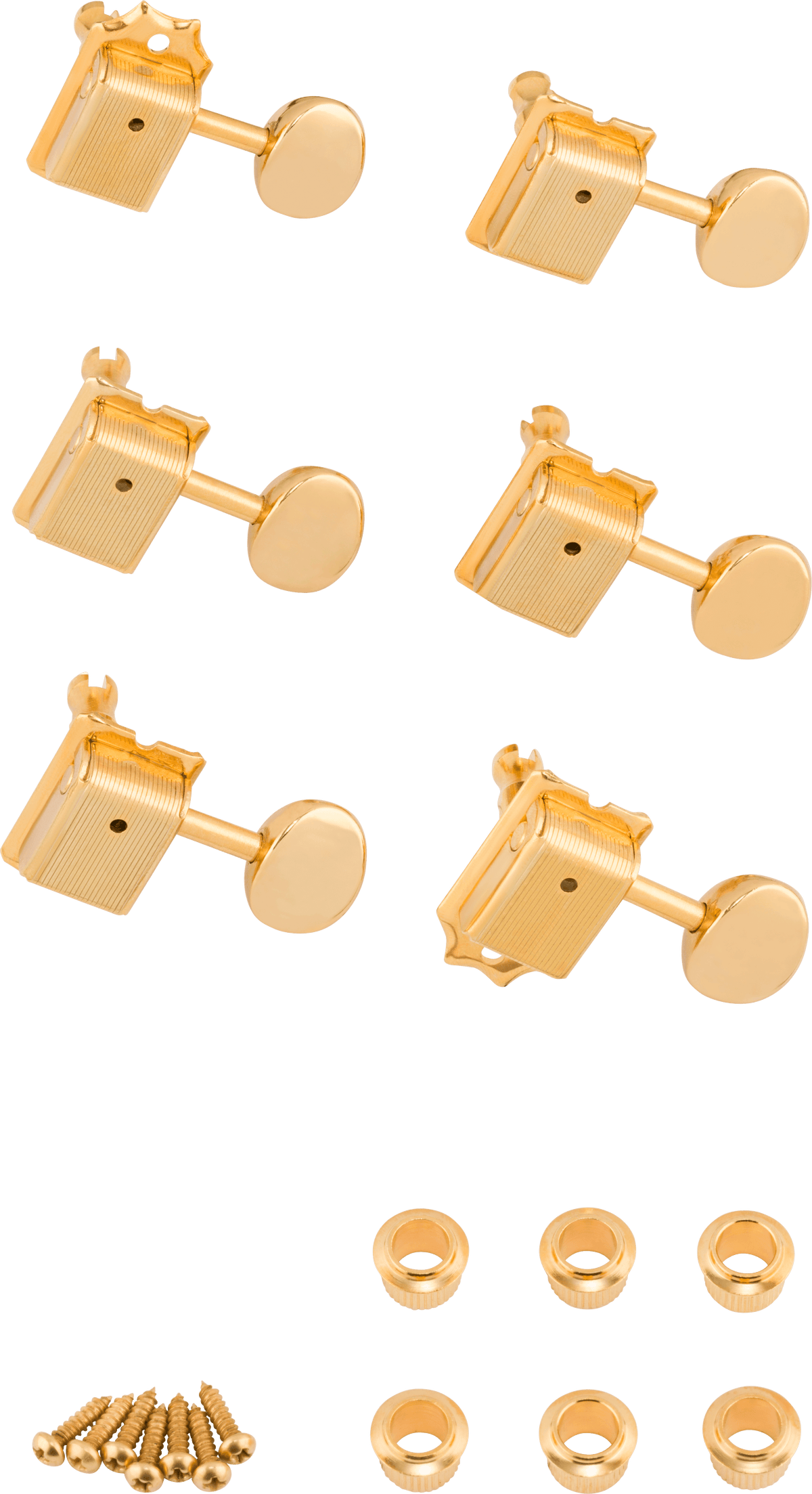 Fender 0992040200 Vintage-Style Stratocaster/Telecaster Stemmechanieken Goud Set van 6