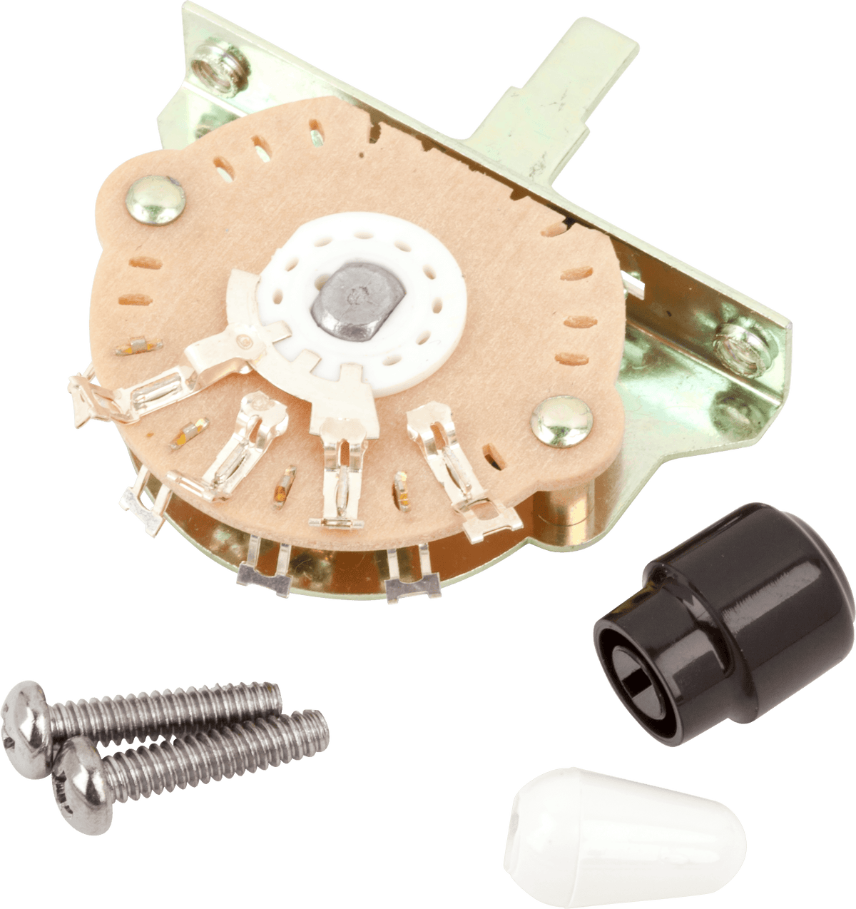 Fender 0992041000 Vintage Stratocaster/Telecaster 3-Weg Elementkeuzeschakelaar met Schroeven en Tips