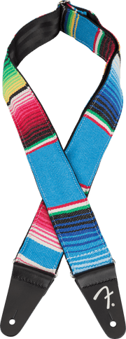 Fender 0992132542 Serape Gitaarband 2 inch Blauw Multi