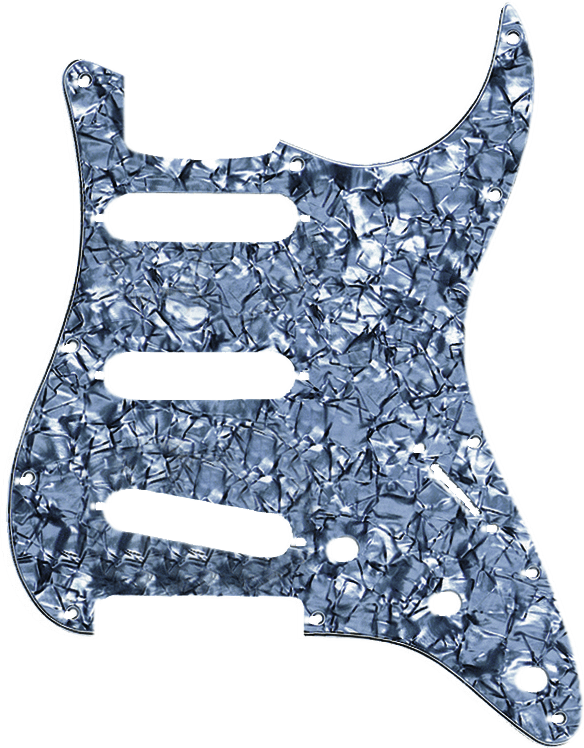 Fender 0992141000 Stratocaster SSS Slagplaat Zwart Parelmoer 11-Gaats 4-Laags
