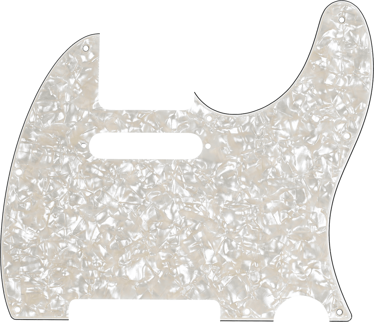 Fender 0992174000 Standard Telecaster Slagplaat Perkament Parelmoer 8-Gaats 4-Laags