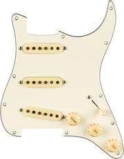 Fender 0992237509 Pure Vintage '65 Stratocaster SSS Voorbedrade Slagplaat RWRP-Middenelement Perkament 11-Gaats
