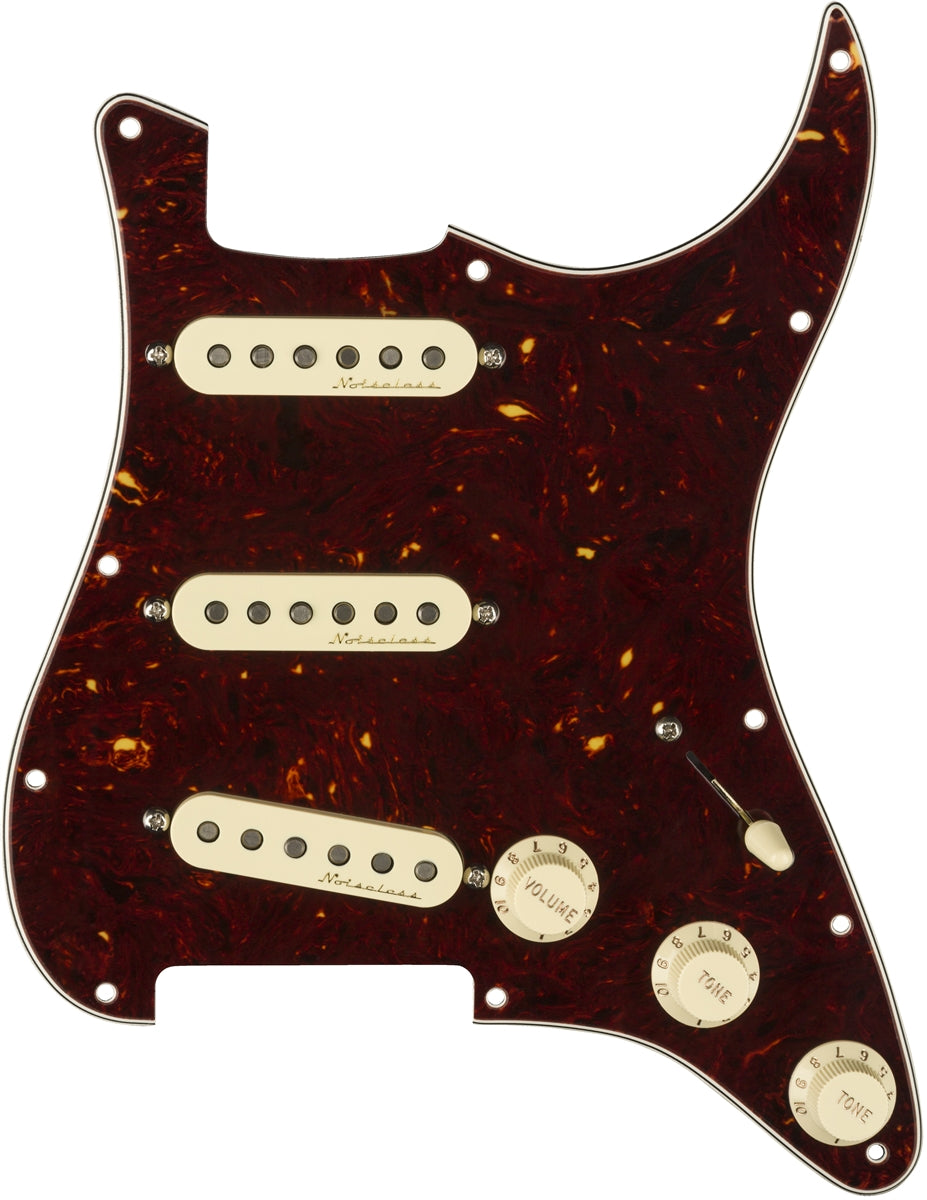 Fender 0992344500 Vintage Noiseless Stratocaster SSS Voorbedrade Slagplaat Schildpad 11-Gaats
