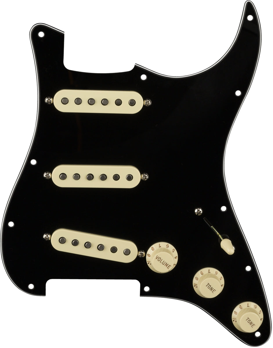 Fender 0992345506 Original '57/'62 Stratocaster SSS Voorbedrade Slagplaat Zwart 11-Gaats