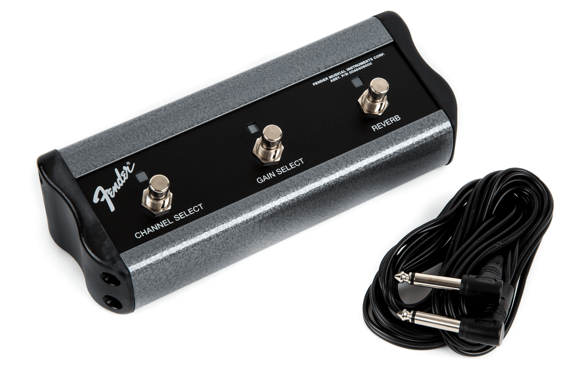 Fender 0994064000 3-Button Channel/Gain/Reverb Footswitch