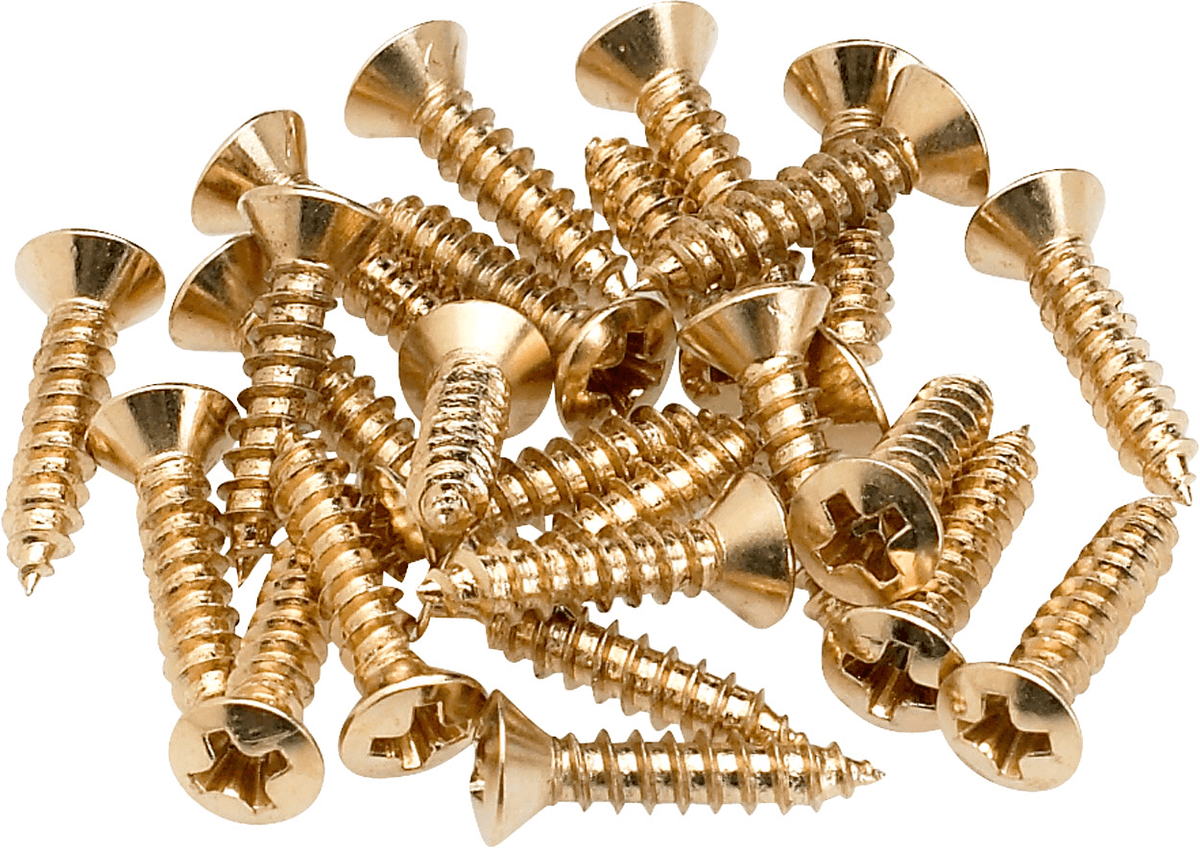 Fender 0994924000 Slagplaatschroeven Goud Set van 24
