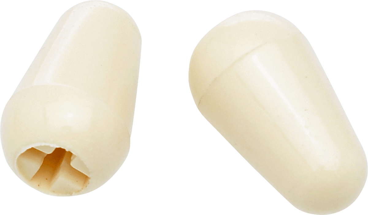 Fender 0994938000 Stratocaster Schakelaarstips Verouderd Wit Set van 2