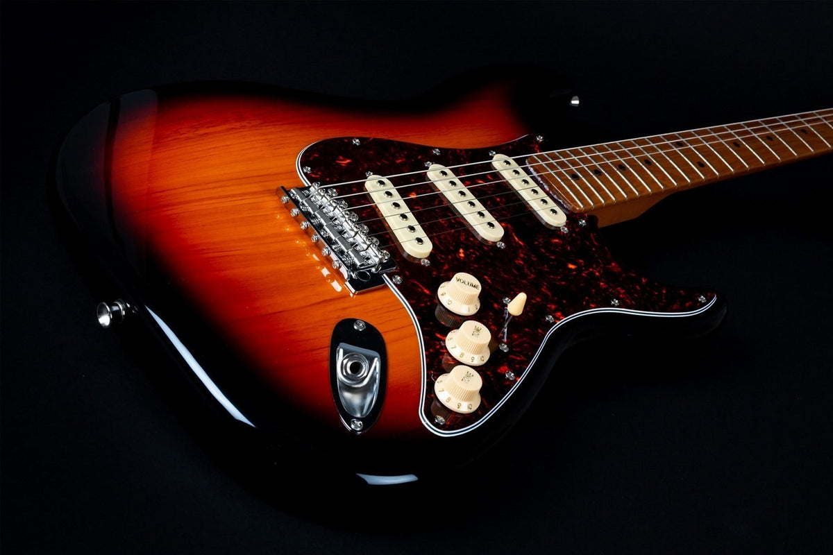 JET Guitars JS 300 SB – elektrische gitaar – S-stijl SSS Zonsopgang