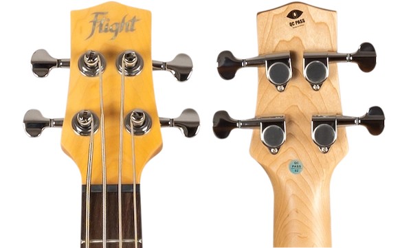 Flight Mini BASS LITE BK Electric Bass-Uke – elektrische basukelele