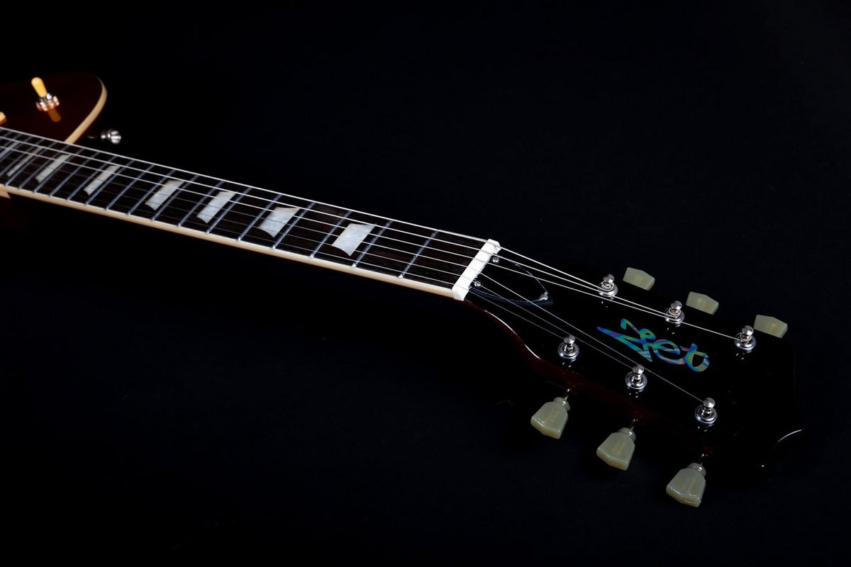 JET Guitars JL-500 GD – elektrische gitaar – L-stijl HH Goldtop palissander toets
