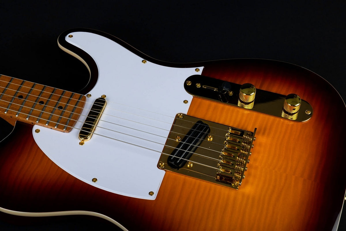 JET Guitars JT-600 BS G – elektrische gitaar – T-stijl Tabak burst