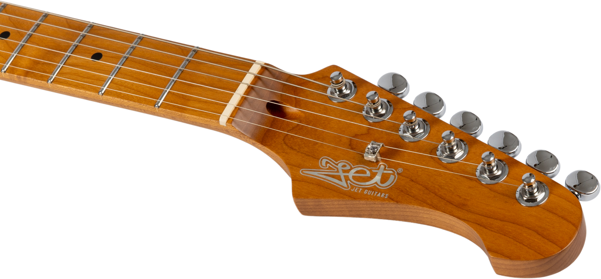 JET Guitars JS-600 TGR – elektrische gitaar – S-stijl HSS transp. Groen