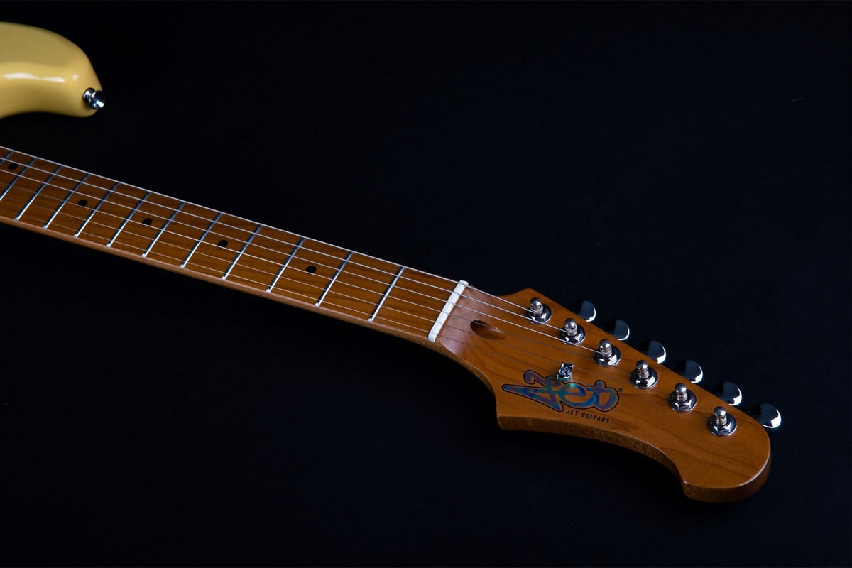 JET Guitars JS-400 VYW – elektrische gitaar – S-stijl HSS Vintage Geel