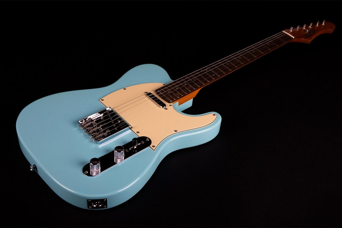 JET Guitars JT 300 BL R – elektrische gitaar – T-stijl Sonic blauw, palissander toets