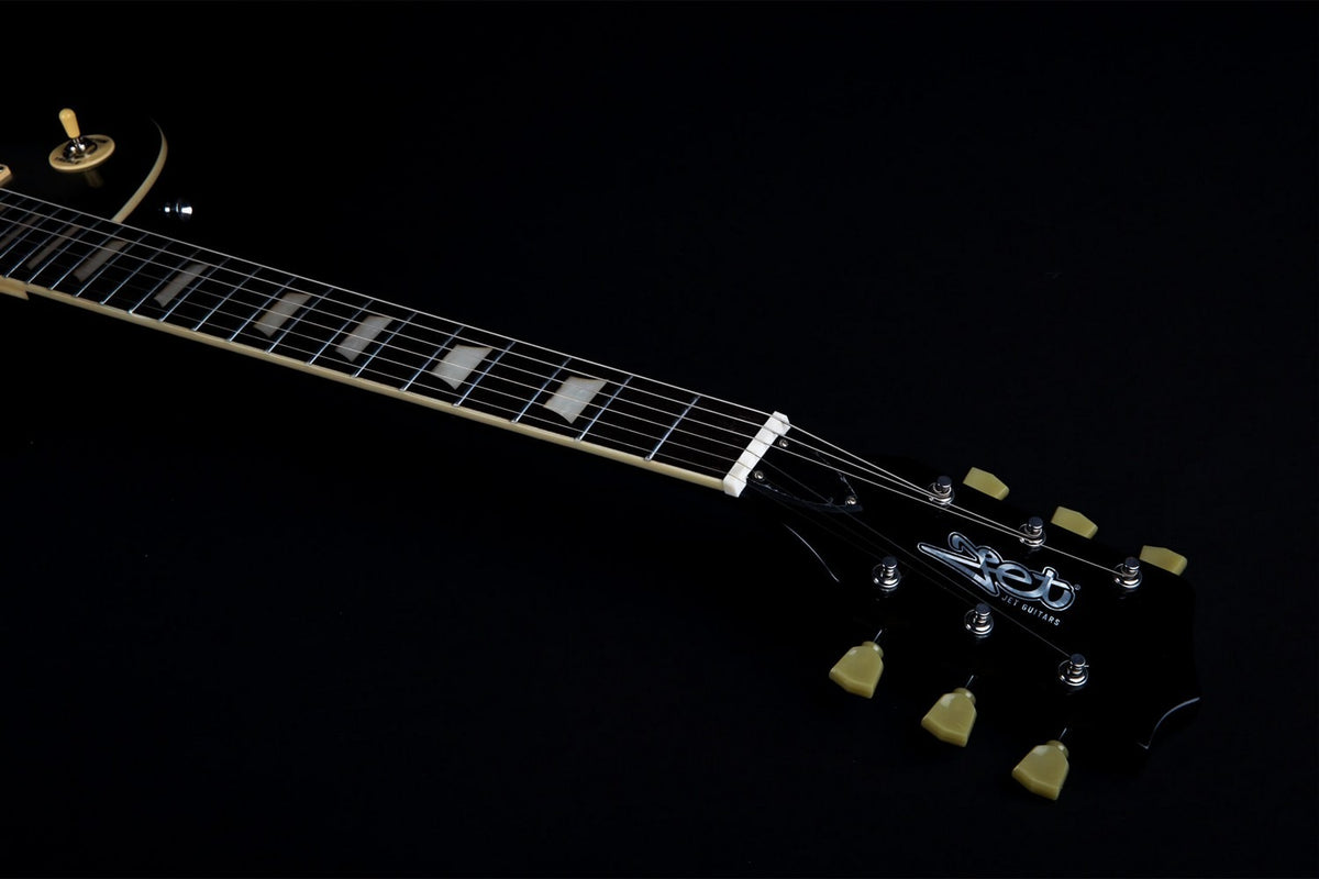 JET Guitars JL-500 SLB – elektrische gitaar – L-Style Elektrisch HH Silverburst, palissander toets