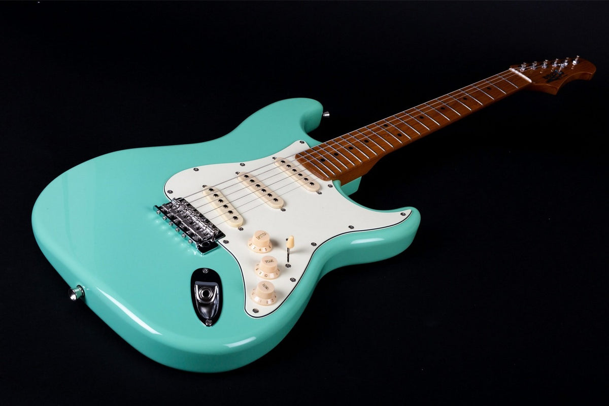 JET Guitars JS 300 SFG – elektrische gitaar – S-stijl SSS Zeewier Groen