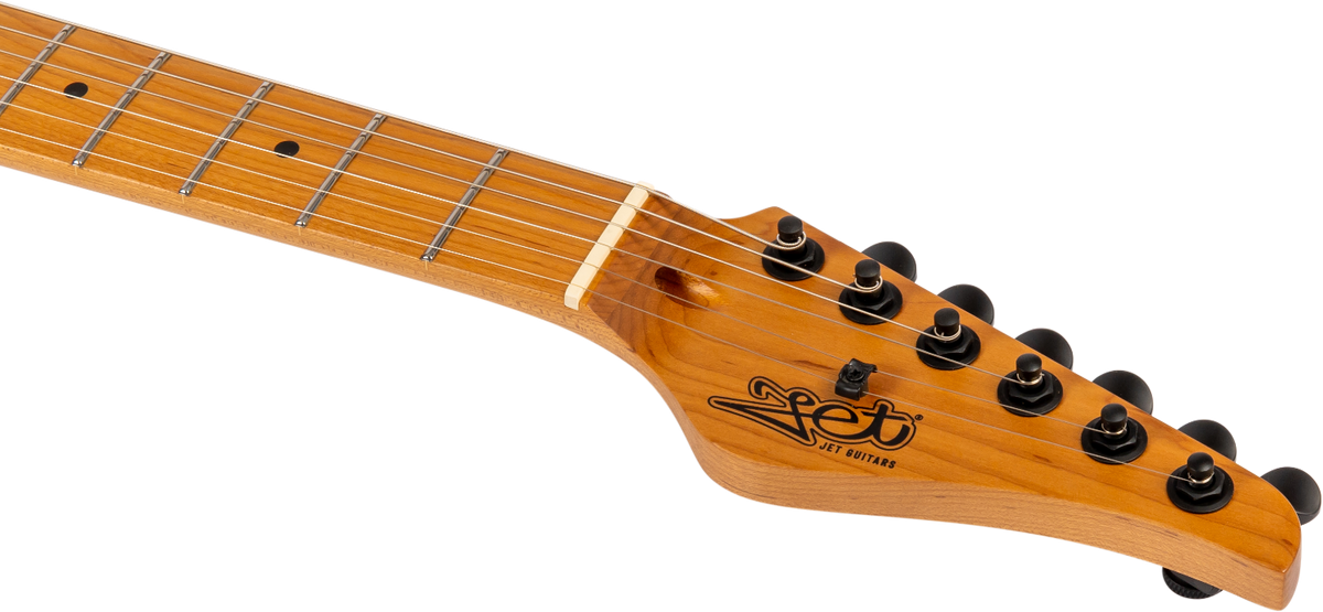 JET Guitars JS-450 BLB – elektrische gitaar – S-stijl HSS transp. blauw