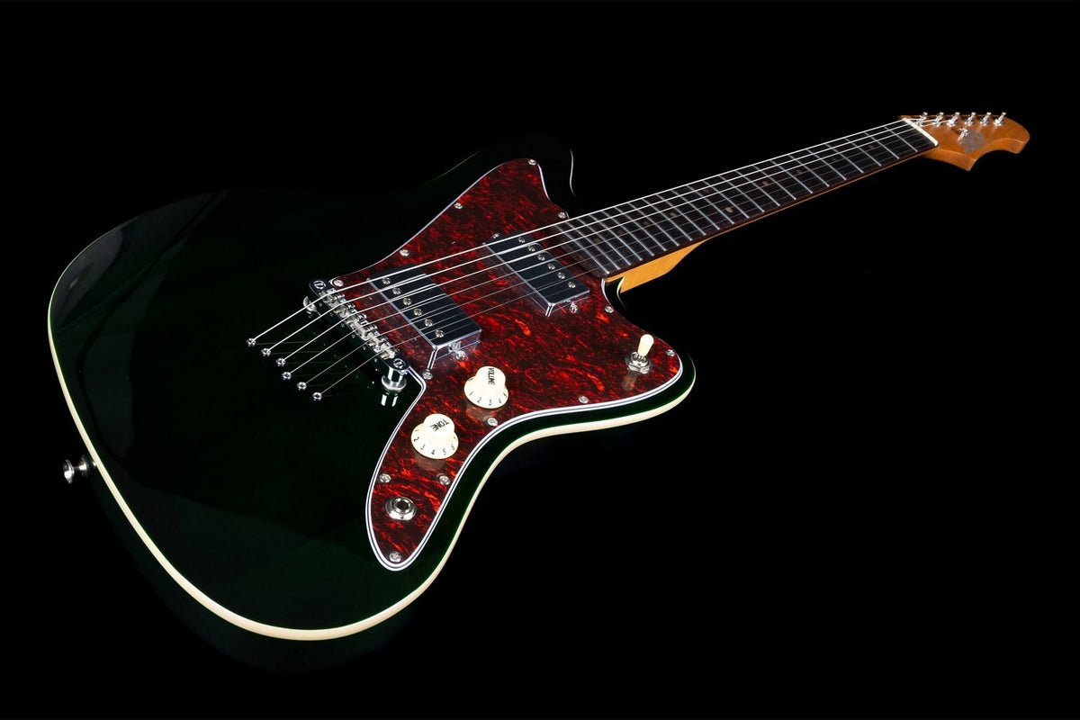 JET Guitars JJ-350 GR R – elektrische gitaar – J-stijl HH – groen