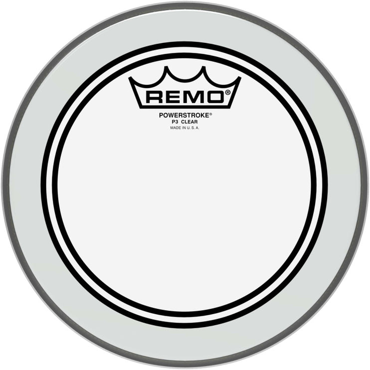 Remo - P3-0308-BP - 08" Powerstroke 3 Ambassador Clear Tom Head