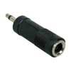 adaptor, 6,3mm jack female mono, 3,5mm jack male mono