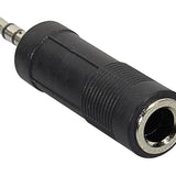 Boston - AT-120 - Adaptor, 6,3mm Jack Female Stereo, 3,5mm Jack Male Stereo