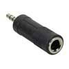 adaptor, 6,3mm jack female stereo, 3,5mm jack male stereo