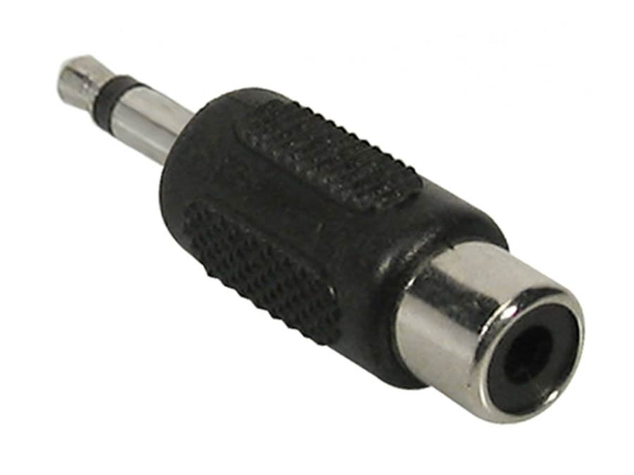 adaptor, RCA female, 3,5mm jack male mono