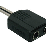 Boston - AT-160 - Adaptor, 2x 6,3 Jack Female Mono, 6,3mm Jack Male Mono