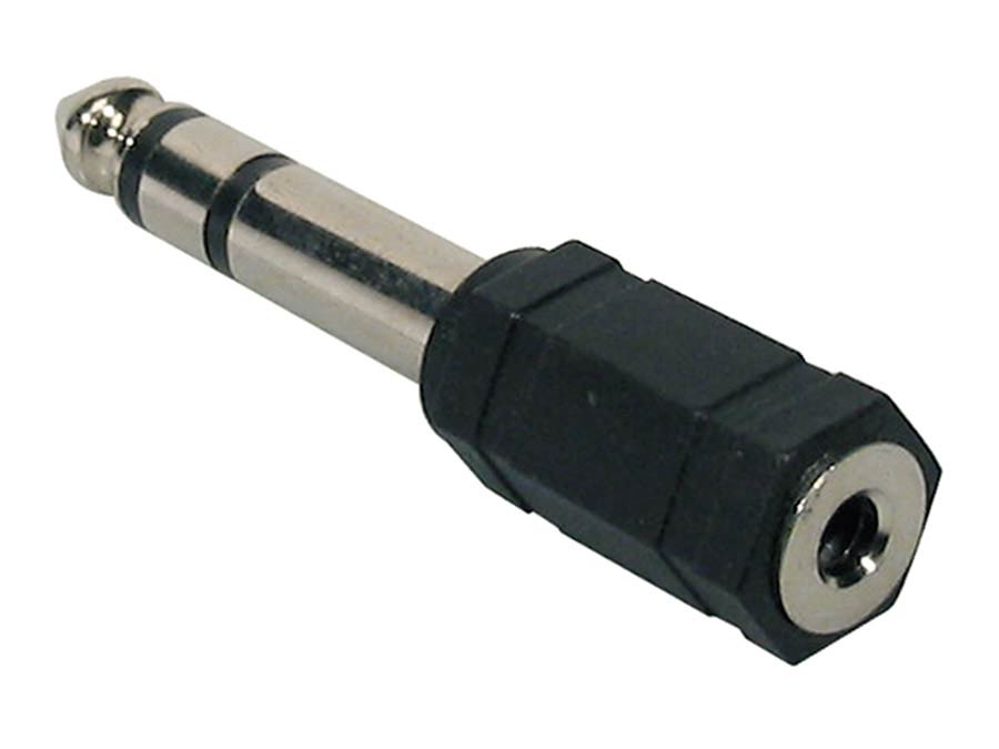 Boston - AT-165 - Adaptor, 3,5mm Jack Female Stereo, 6,3mm Jack Male Stereo