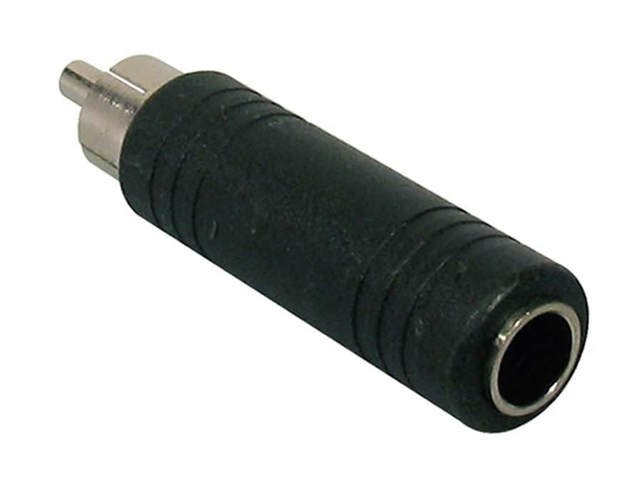 adaptor, 6,3mm jack female mono, RCA male