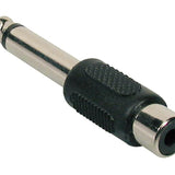 Boston - AT-190 - Adaptor, Rca Female, 6,3mm Jack Male Mono